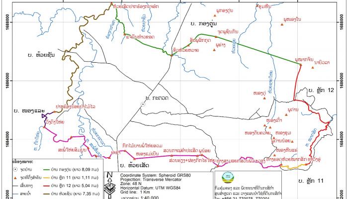 Katourd Bdr Map